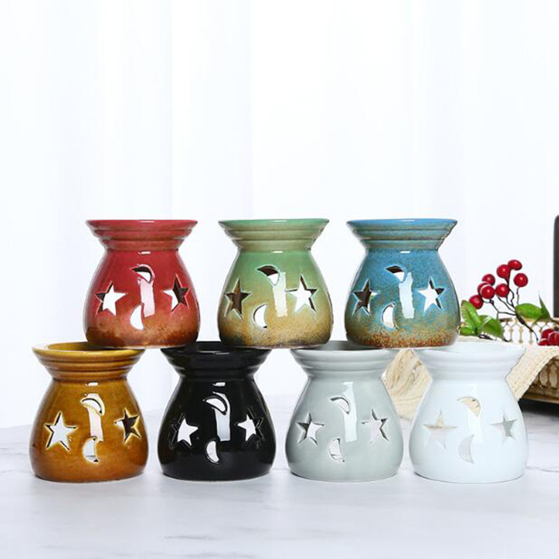 Candle Supplies Fragrance Oil - Печь-трансформер, фарфоровая полая звезда, луна, ароматическая